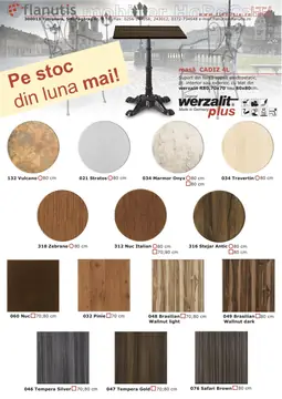 CADIZ 4L – masă cu suport din fontă vopsit electrostatic, pentru interior sau exterior, cu blat Werzalit R80, 70x70 sau 80x80